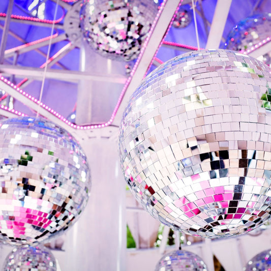 Elegant Silver Disco Ball Party