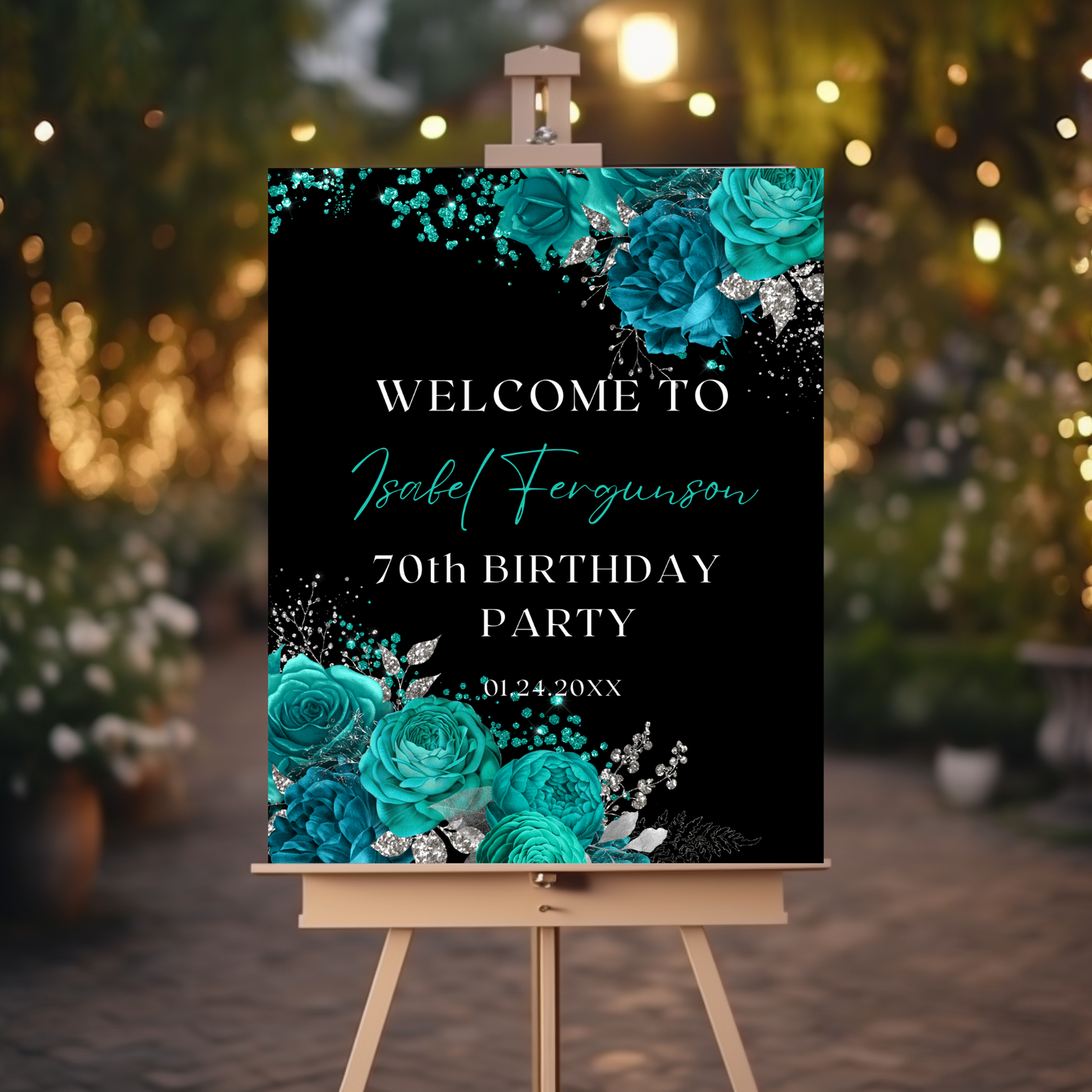 Birthday Party Welcome Sign Template
