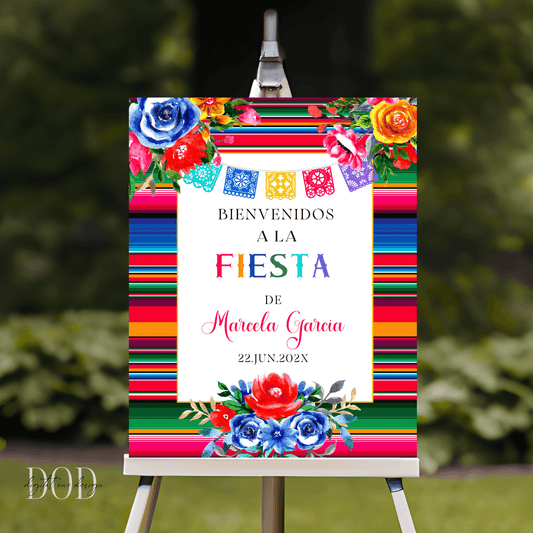 Spanish Fiesta Welcome Poster