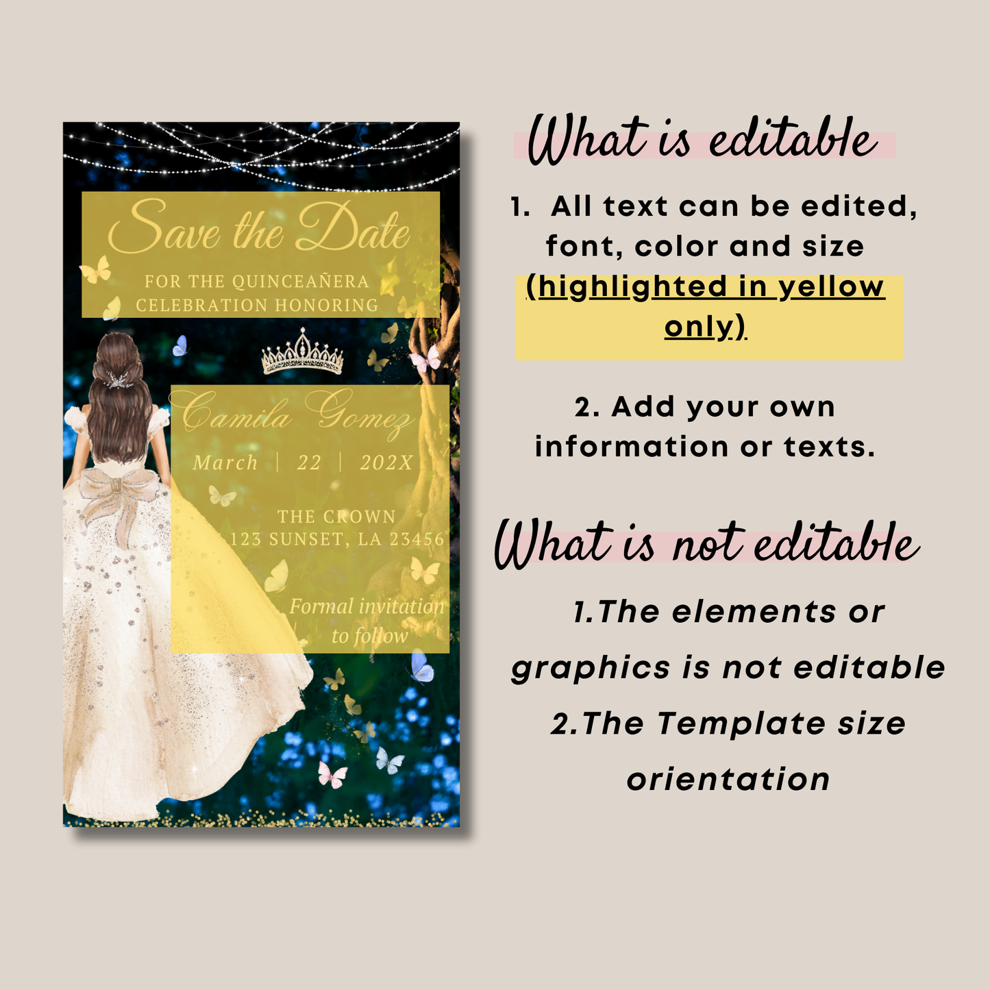 Editable in Canva
