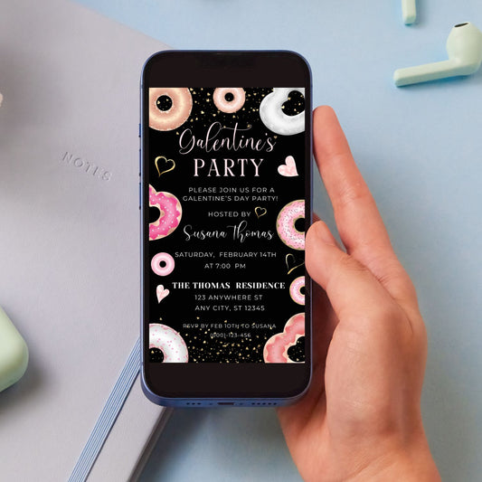 Electronic Galentines Party Invitation