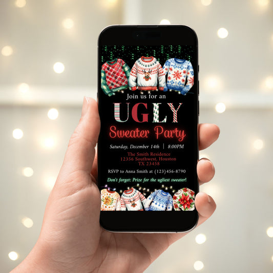 Ugly Sweater Party Office Gathering Evite