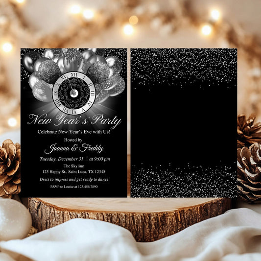 Cocktail Party New Year's Eve Invitation