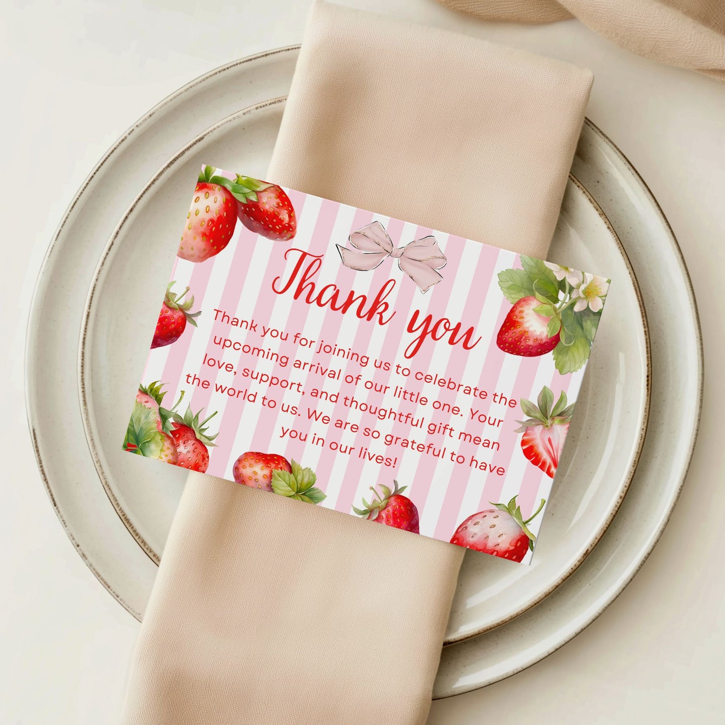 Berry Sweet Baby Shower Invitation Bundle