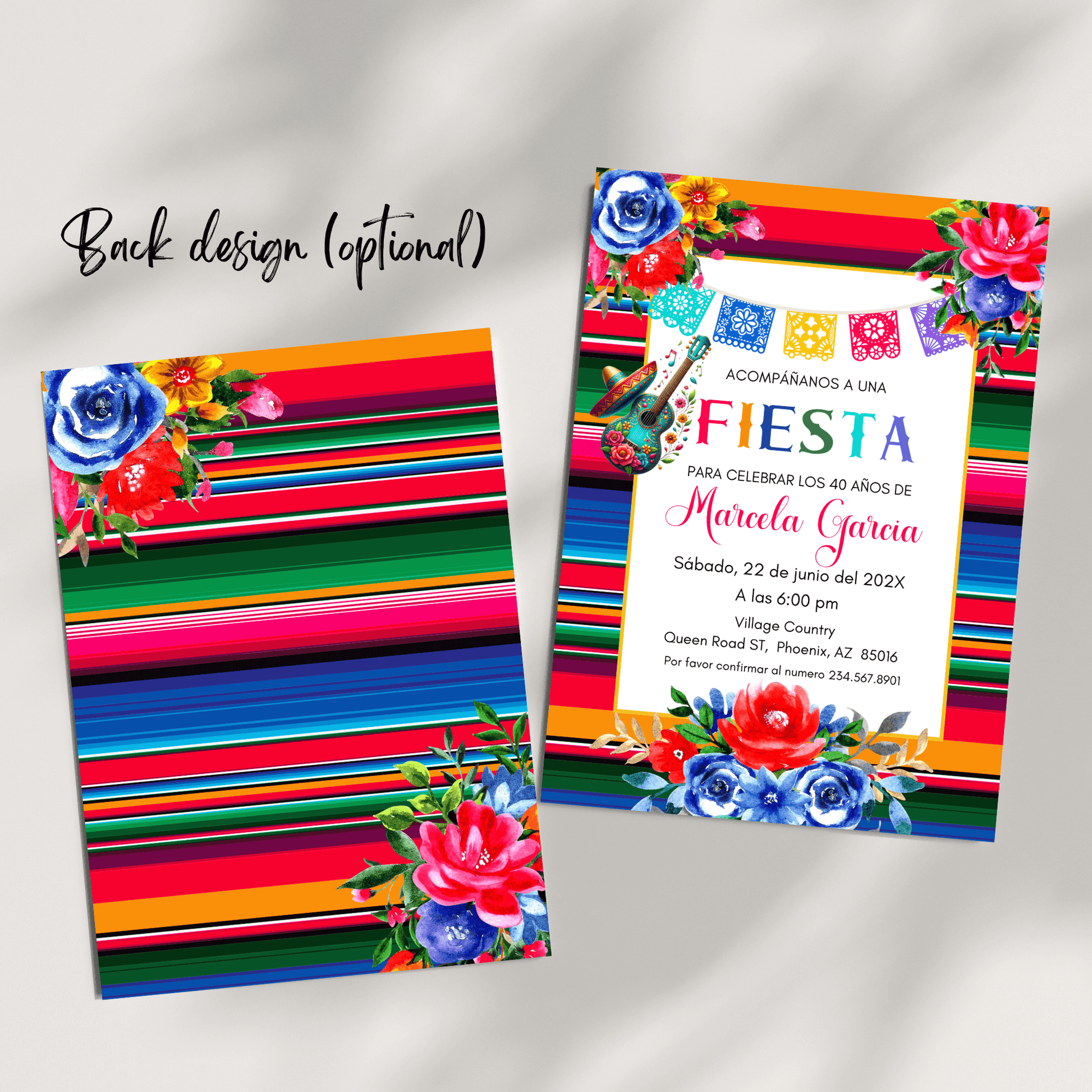 Mexican Serape Birthday Party Thene