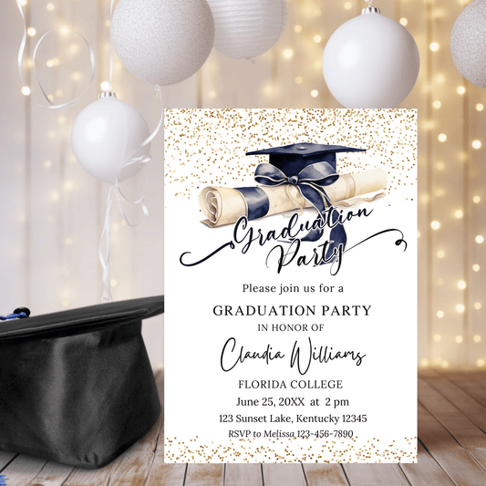 Printable Photo Graduation Invitation