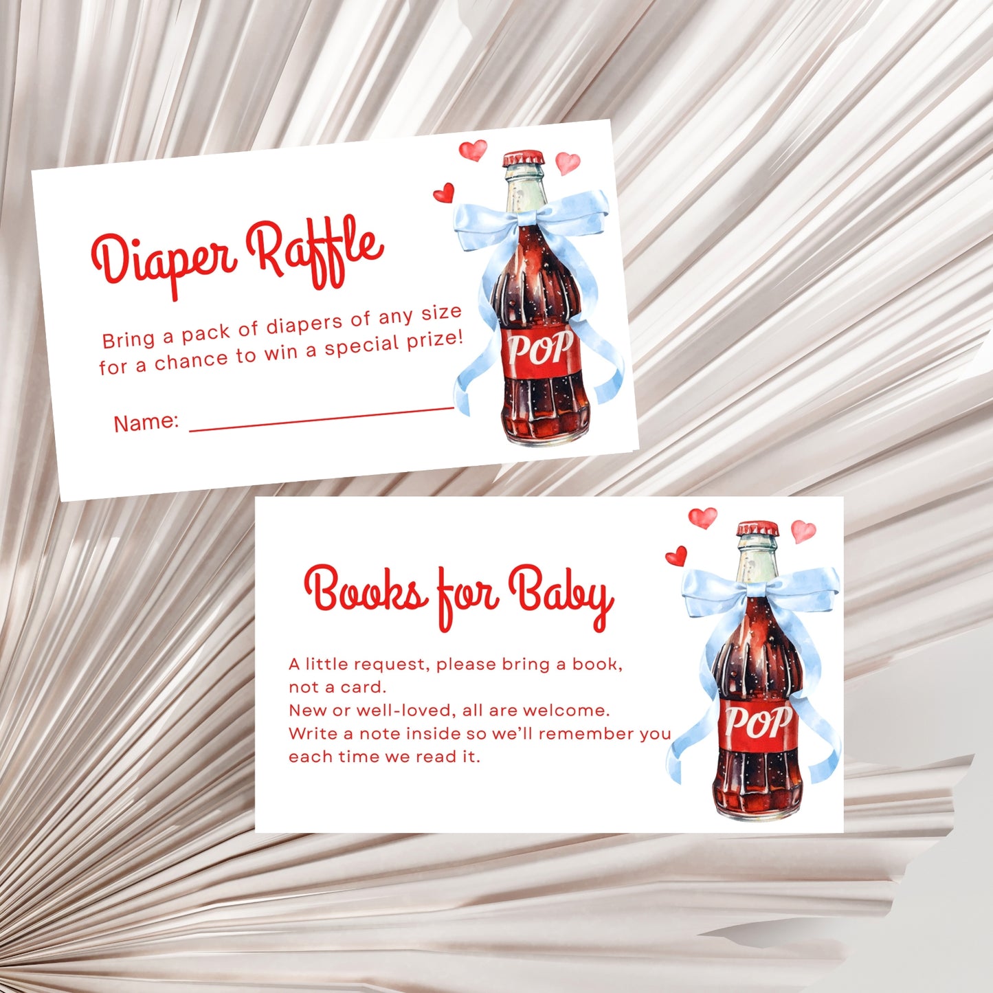 She’s Ready to Pop Baby Shower Invitation Bundle