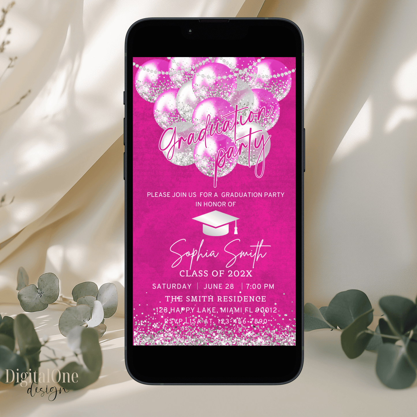 Hot Pink Theme Party fro graduation