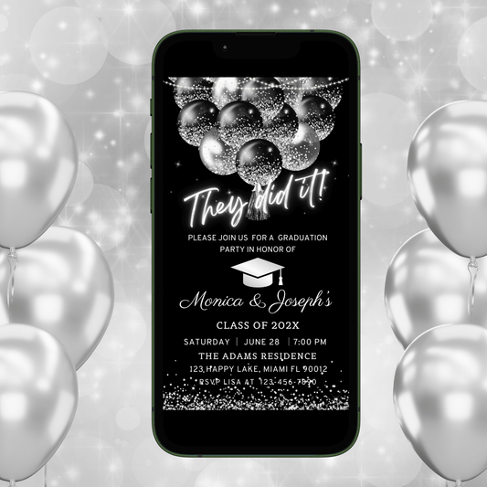They did it! Graduation Invitation for mobile