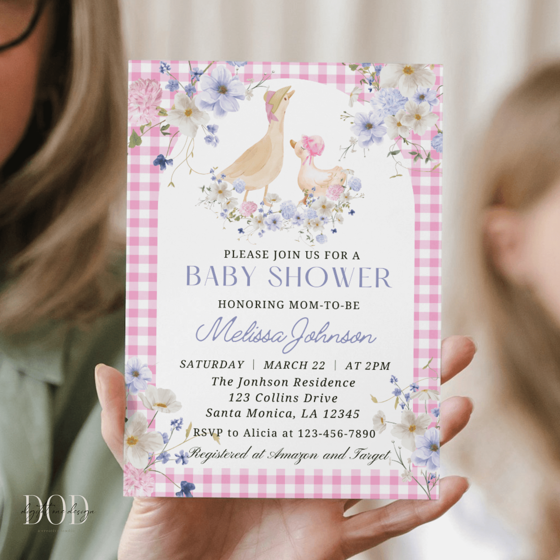 Goose Floral Baby Shower Pack