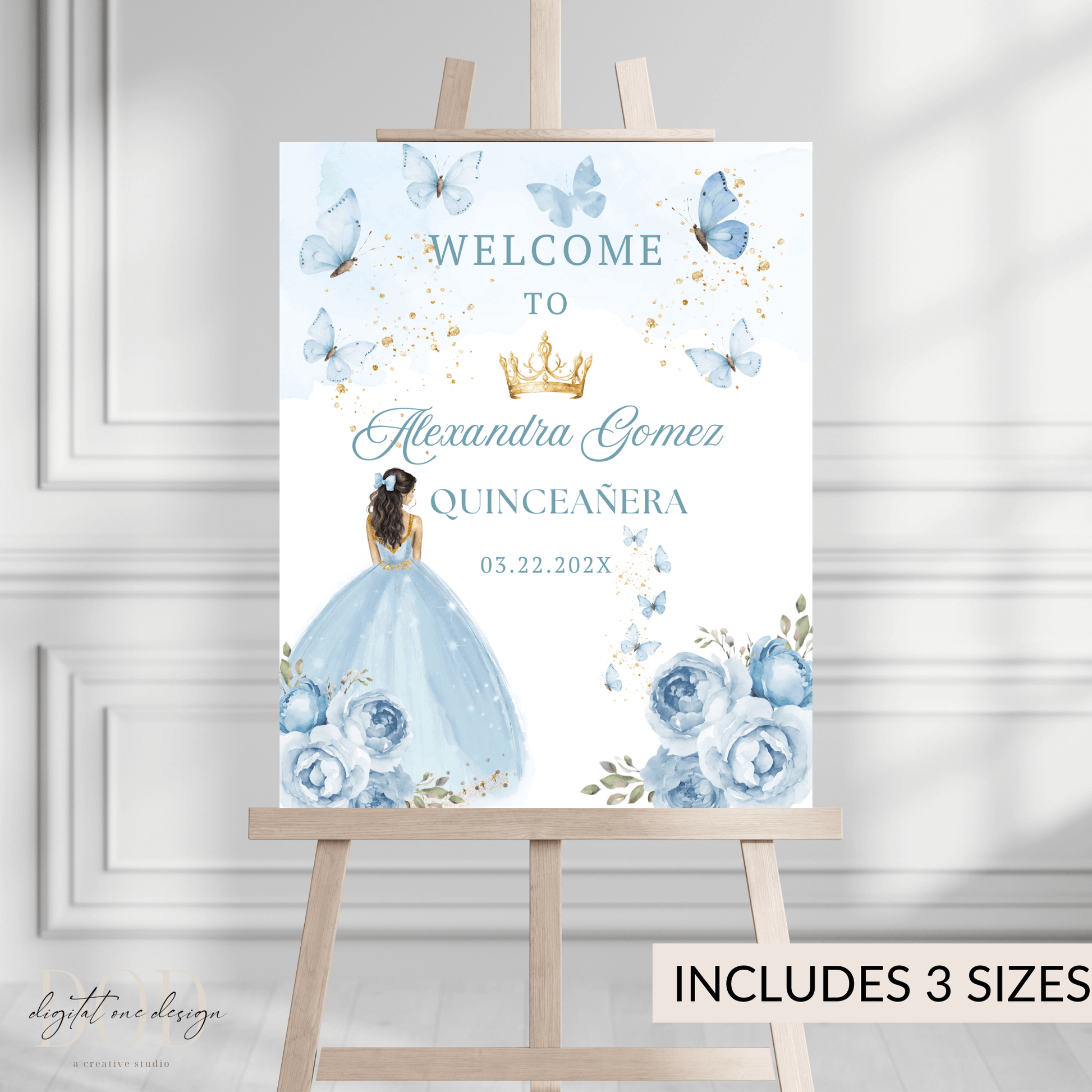 Elegant Princess Dress & Floral Decor for 15th/16th Birthday Party