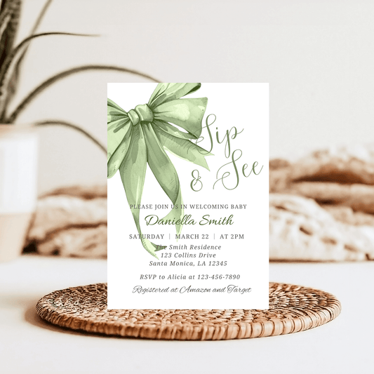 Gender Neutral Baby Shower Invitation