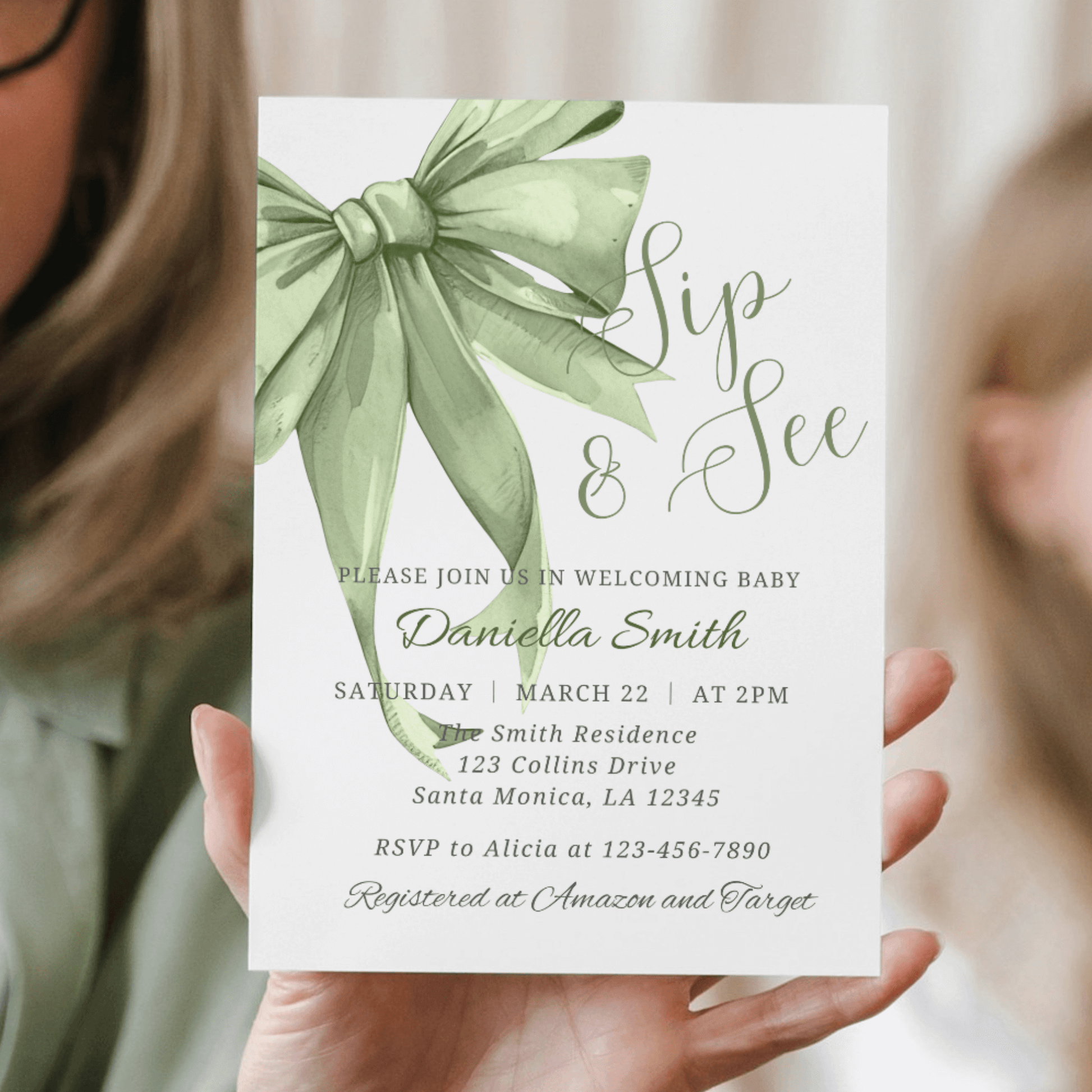 Gender Neutral Baby Shower Invitation