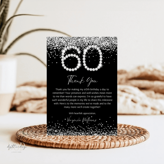 Printable 60th Birthday Card
