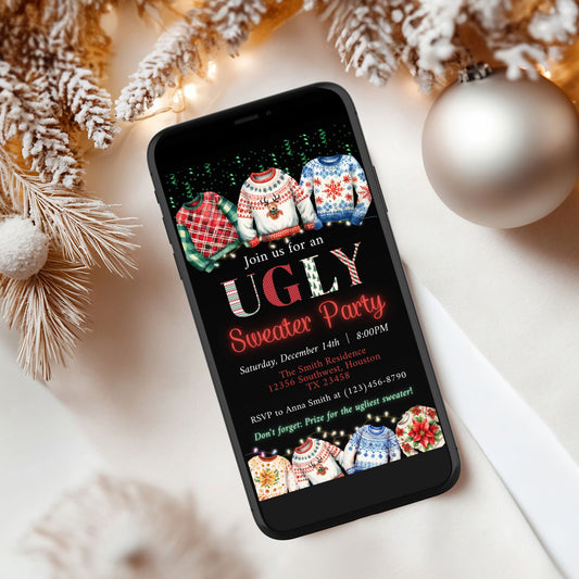 Ugly Sweater Party Office Gathering Evite