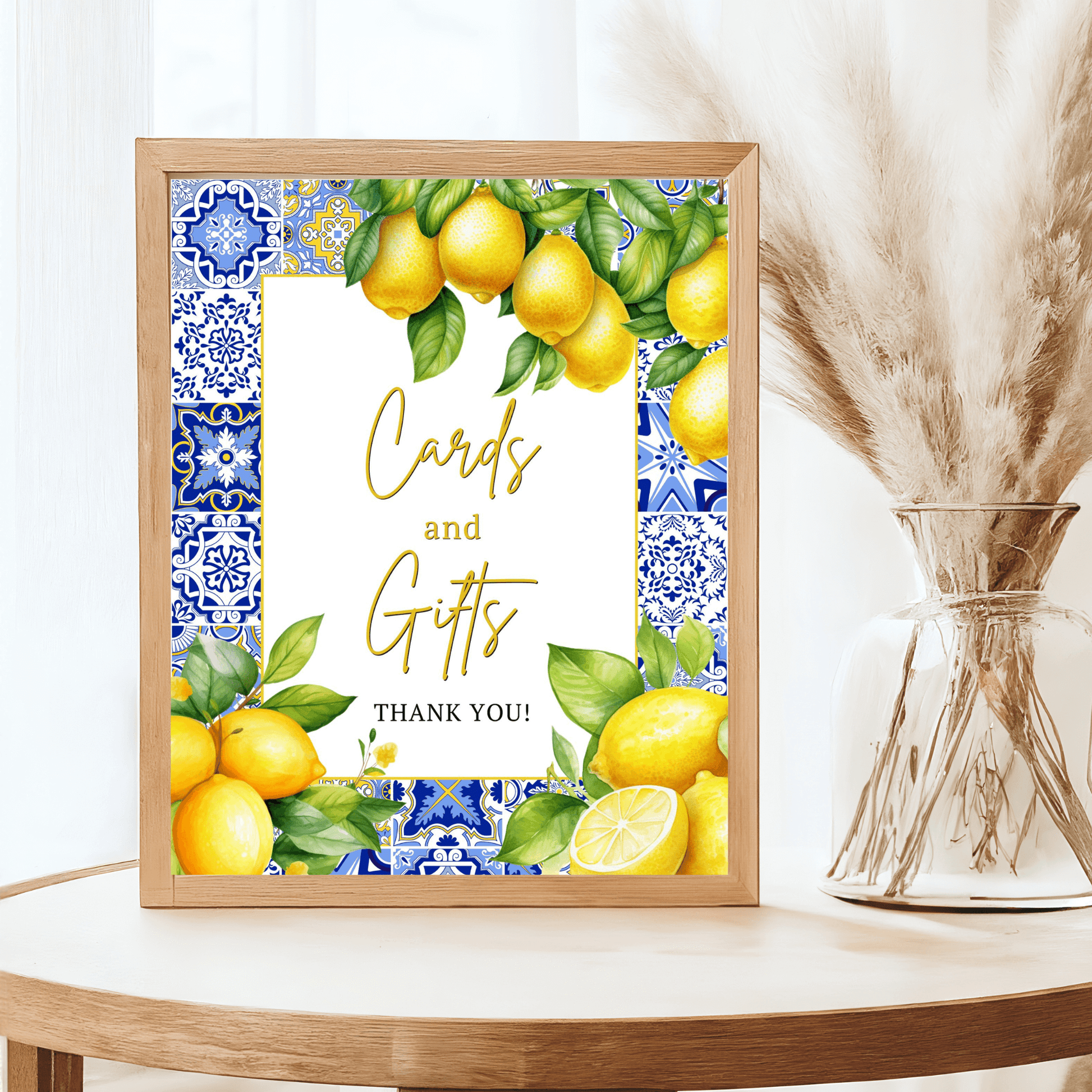 Printable Amalfi Coast Cards and Gifts sign 