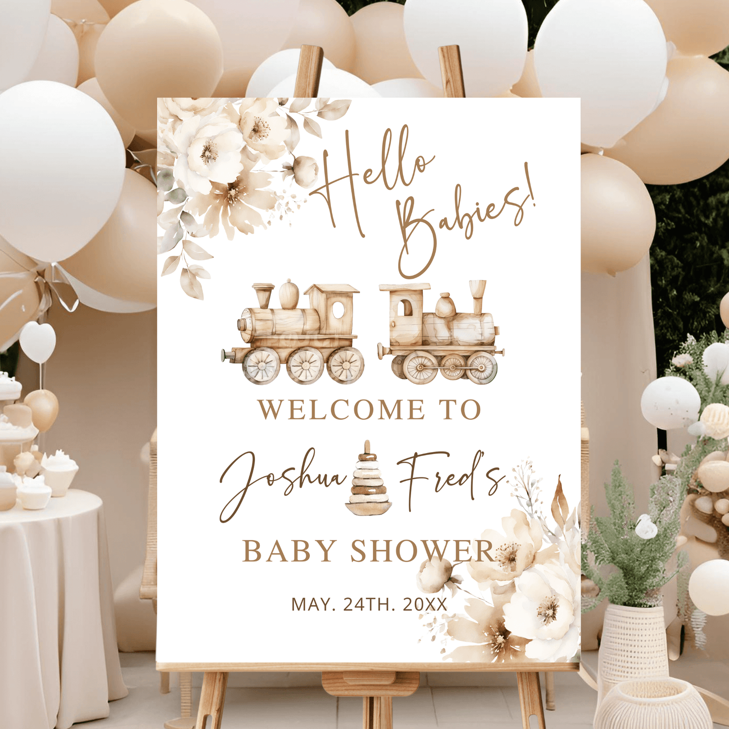 Boho Baby Shower Sign