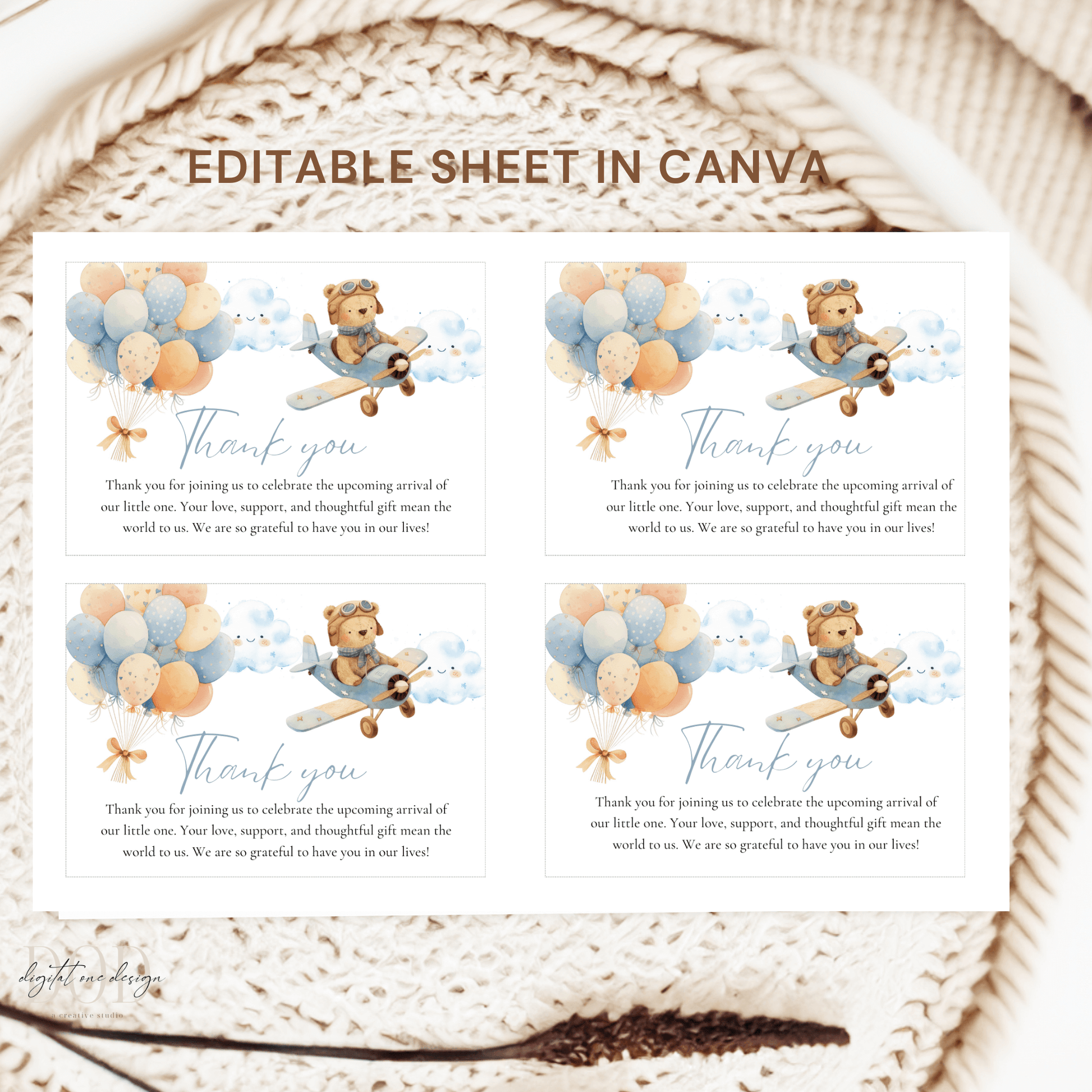 Baby Shower Canva Templates