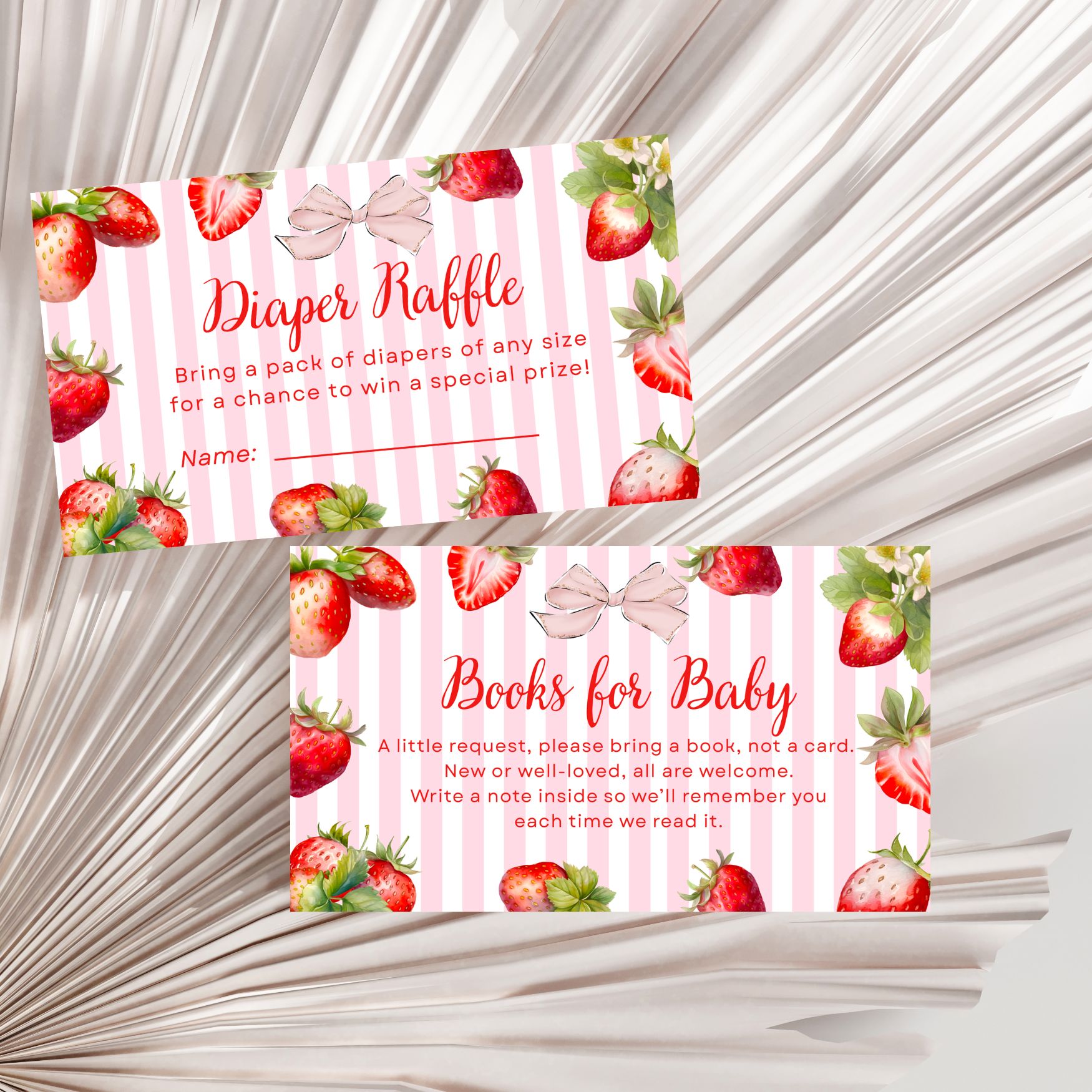 Berry Sweet Baby Shower Invitation Bundle