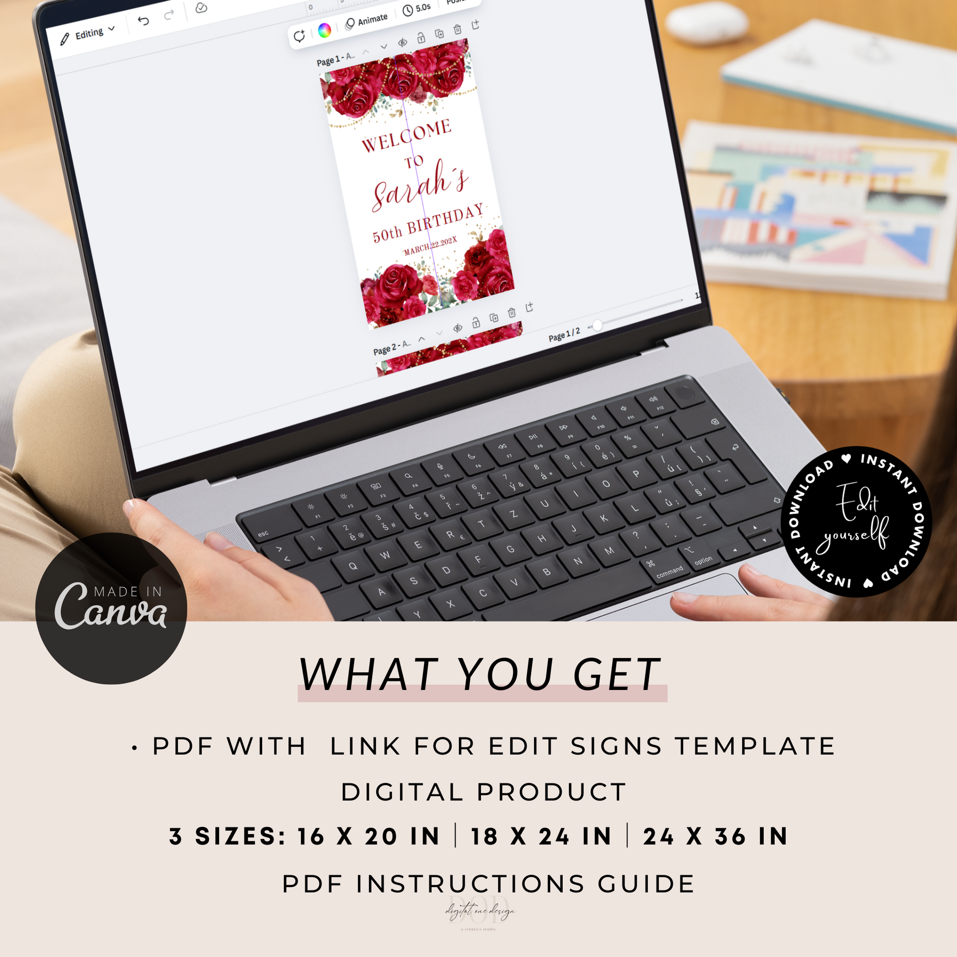Printable Welcome Signs Edit Yourself