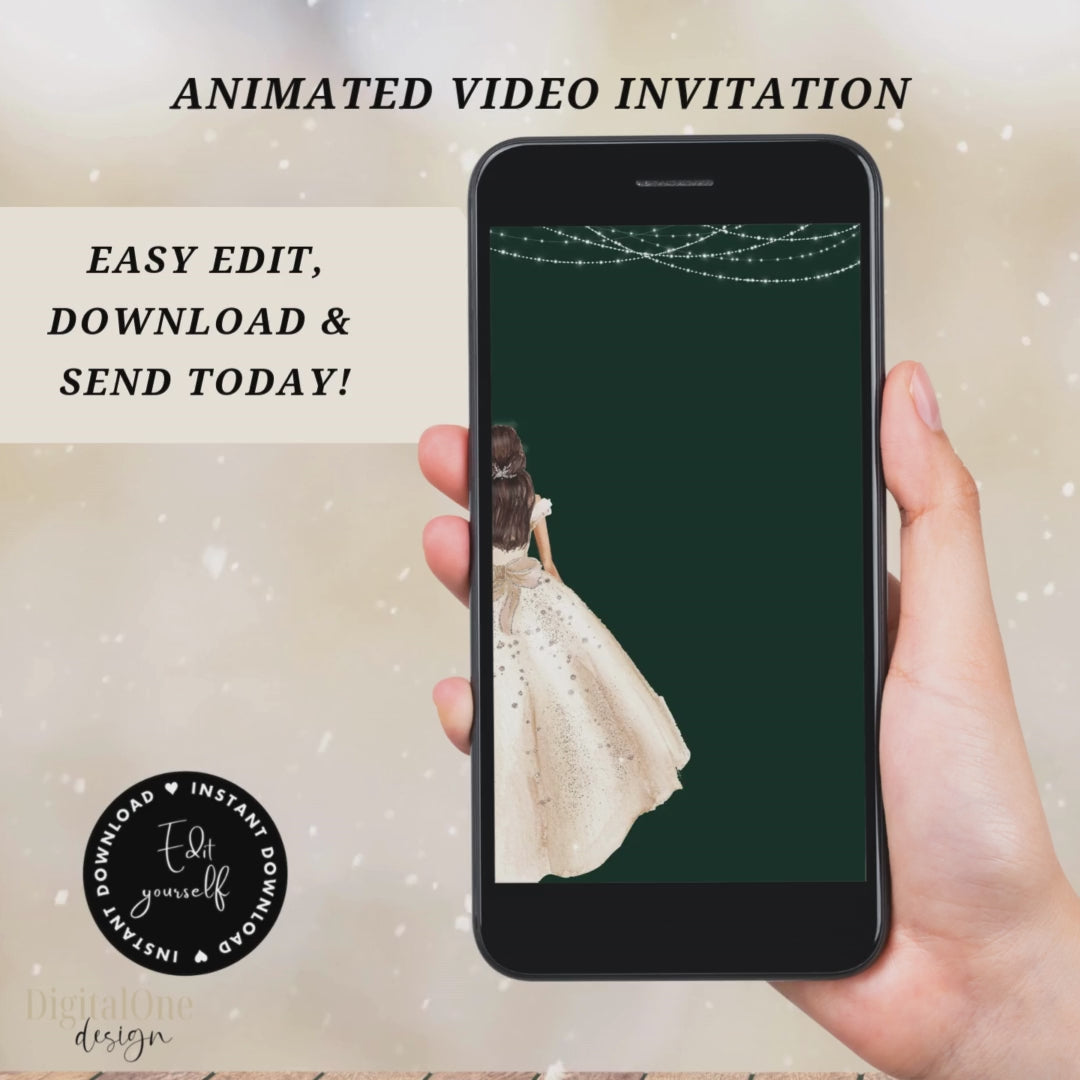 Magical Forest Save the Date Evite