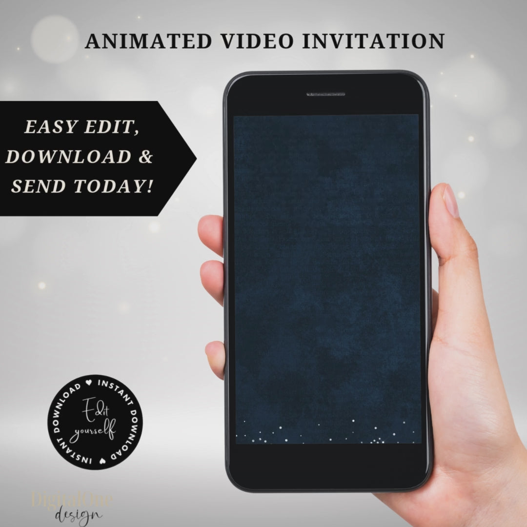 Video Mobile Graduation Party Invite