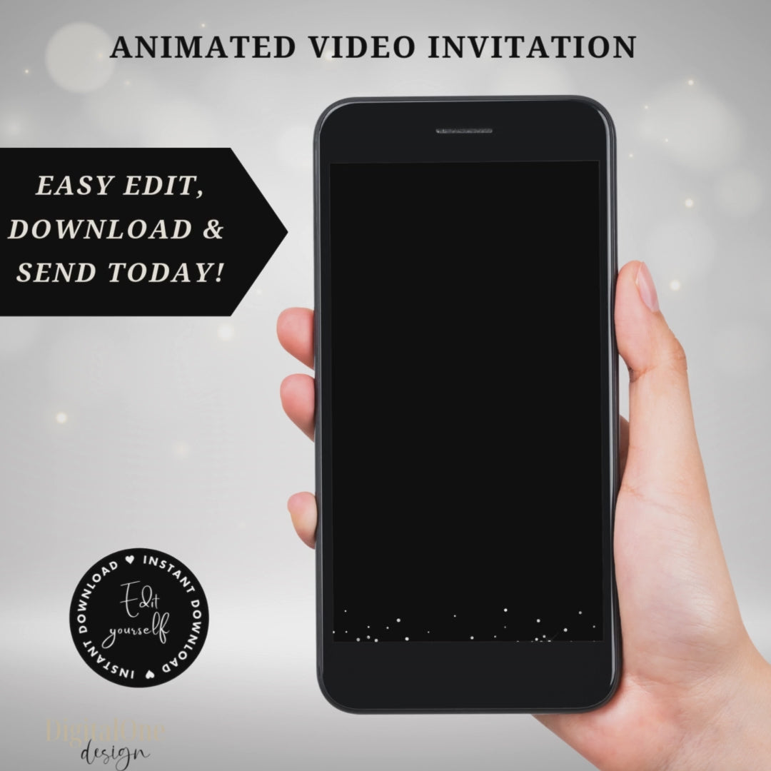 Video Animated Grad Invitation