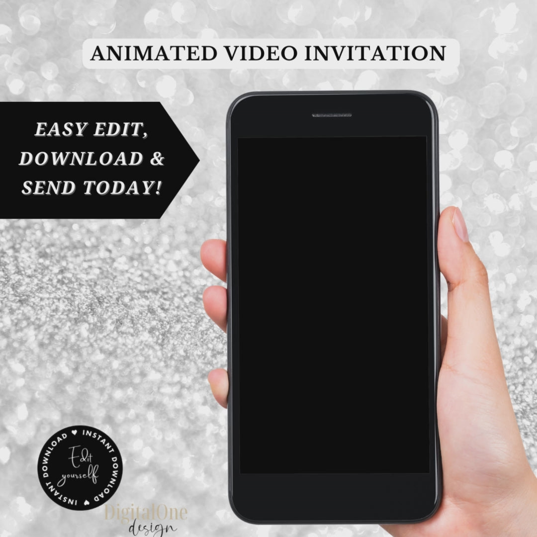 Animated video Mardi Gras Invitation 