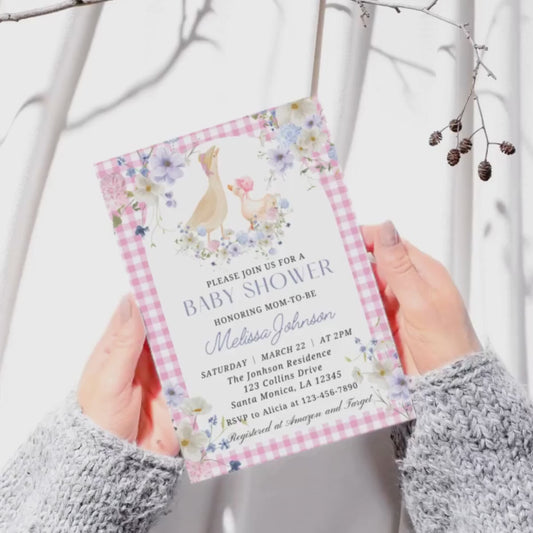 Adorable Mama and Baby Goose Theme